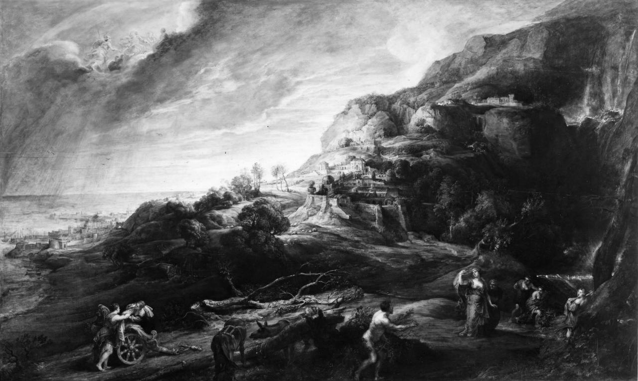 Ulisse sull'isola di Circe (dipinto) di Rubens Pieter Paul (sec. XVII)