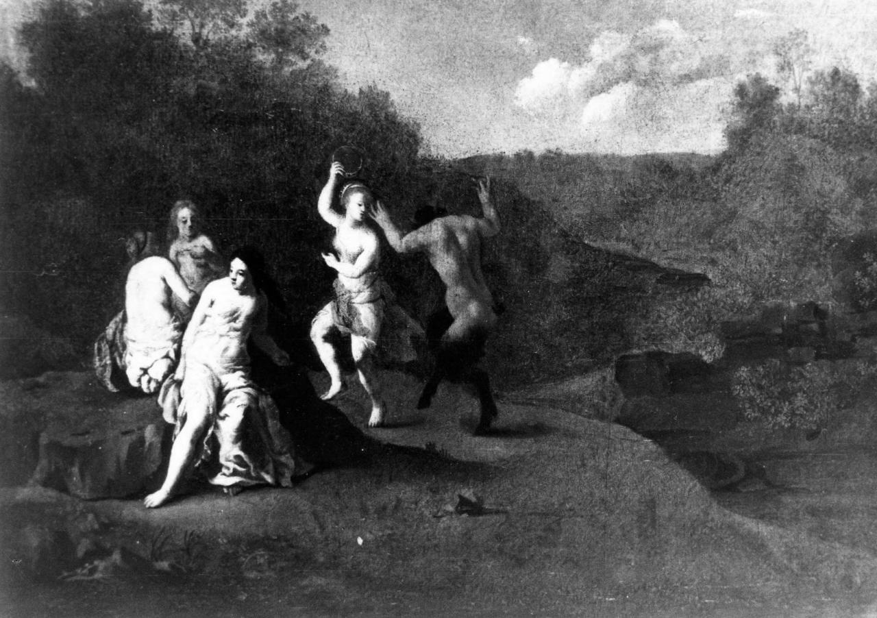 paesaggio con ninfe e satiri (dipinto) di Poelenburgh Cornelis van (sec. XVII)