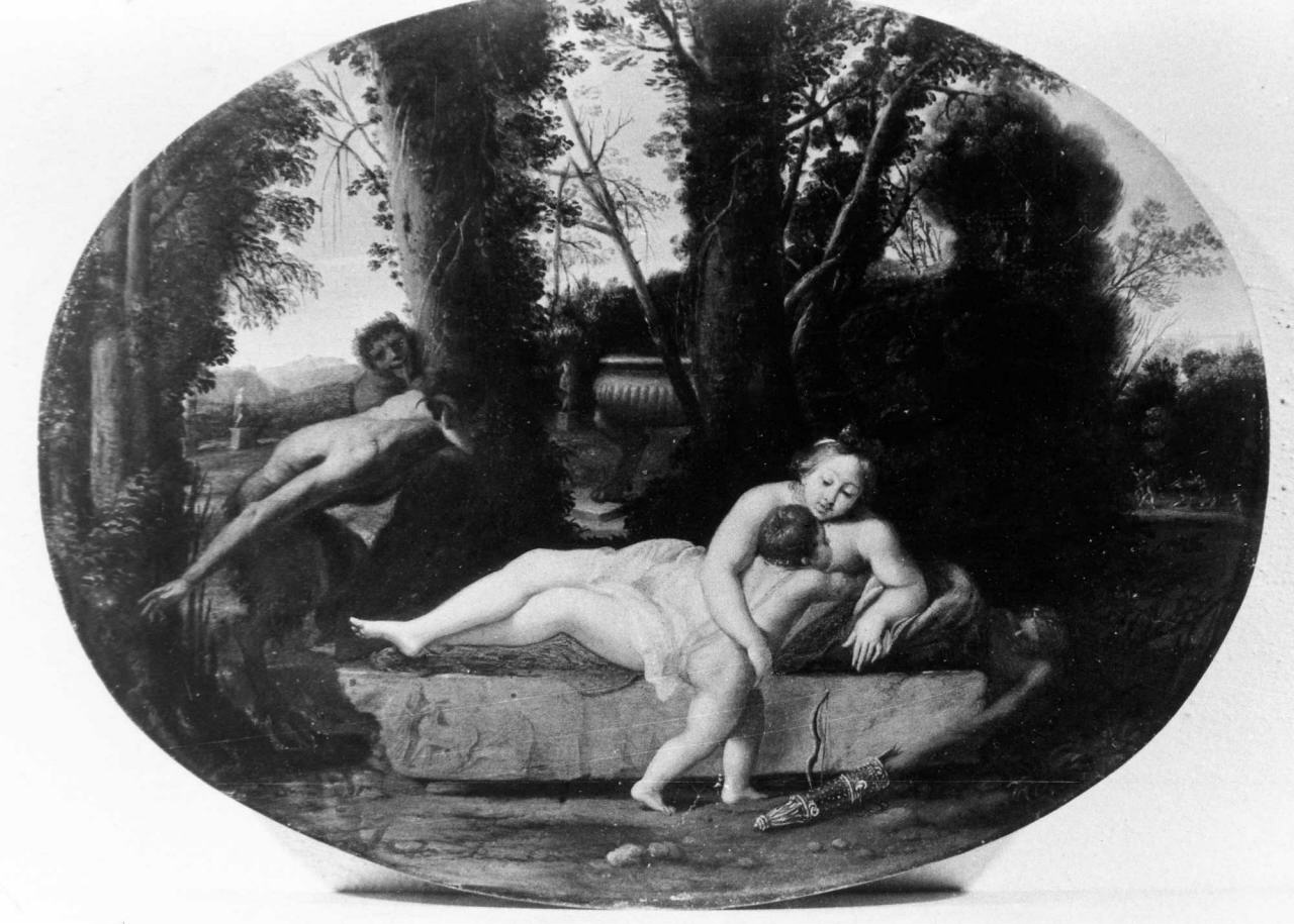 Venere abbraccia Cupido (dipinto) - ambito olandese (sec. XVII)