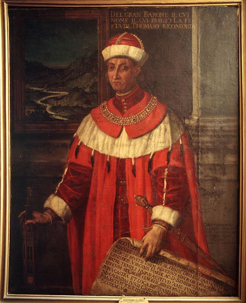ritratto del marchese Ugo di Toscana (dipinto) di Allori Cristofano (sec. XVI)