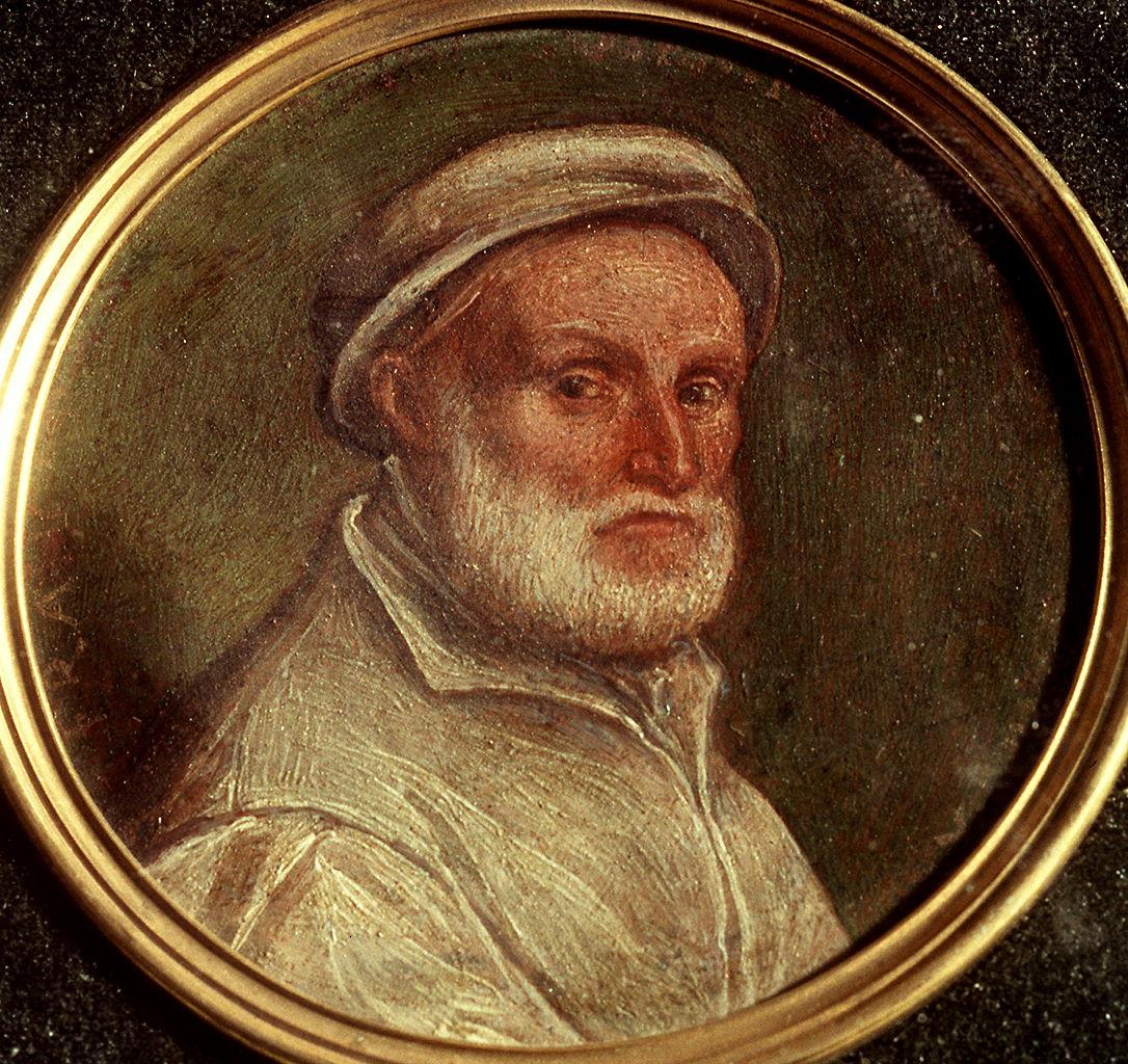 autoritratto di Francesco Menzocchi (miniatura) di Menzocchi Francesco (sec. XVI)