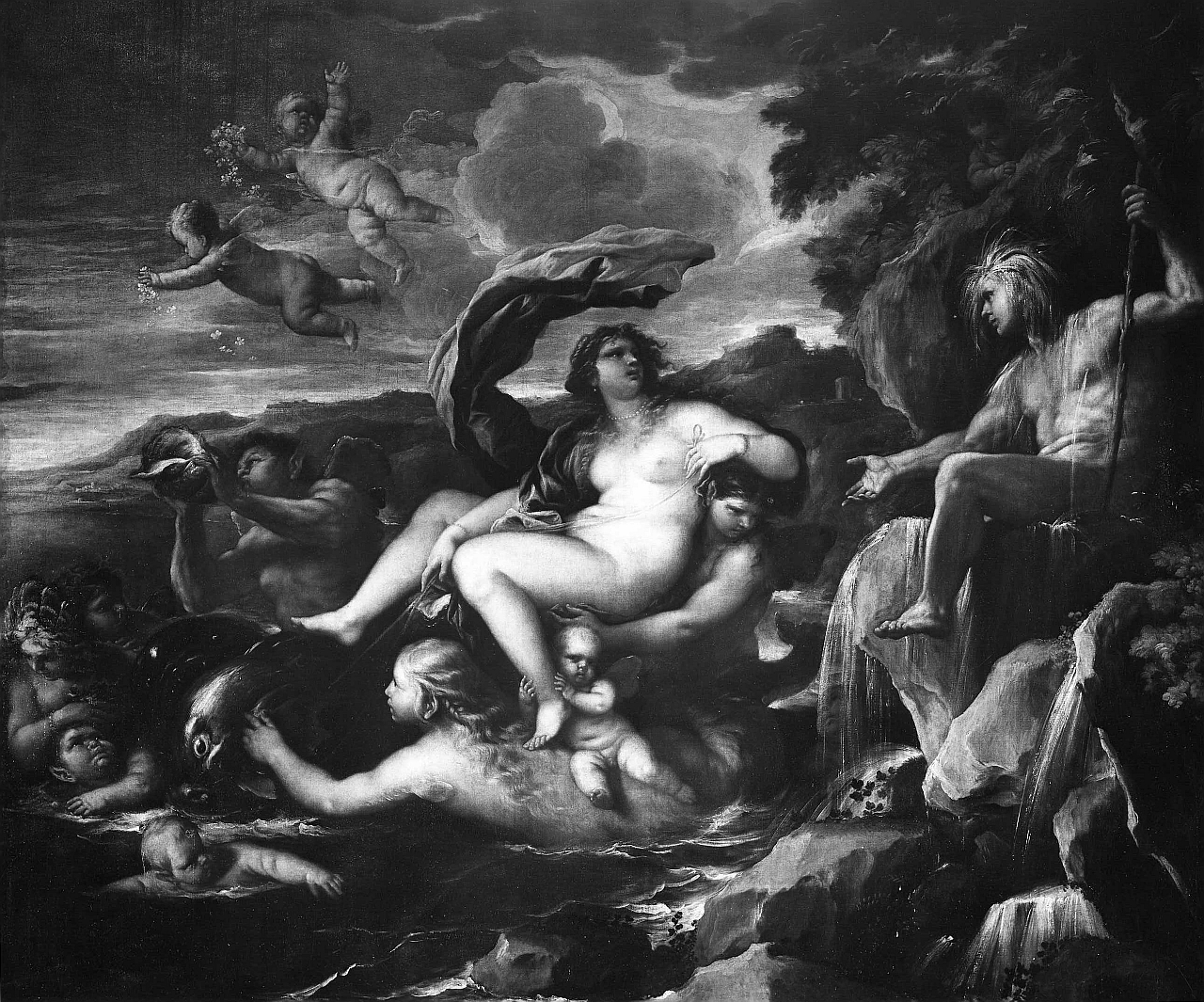 trionfo di Galatea (dipinto) di Giordano Luca (sec. XVII)