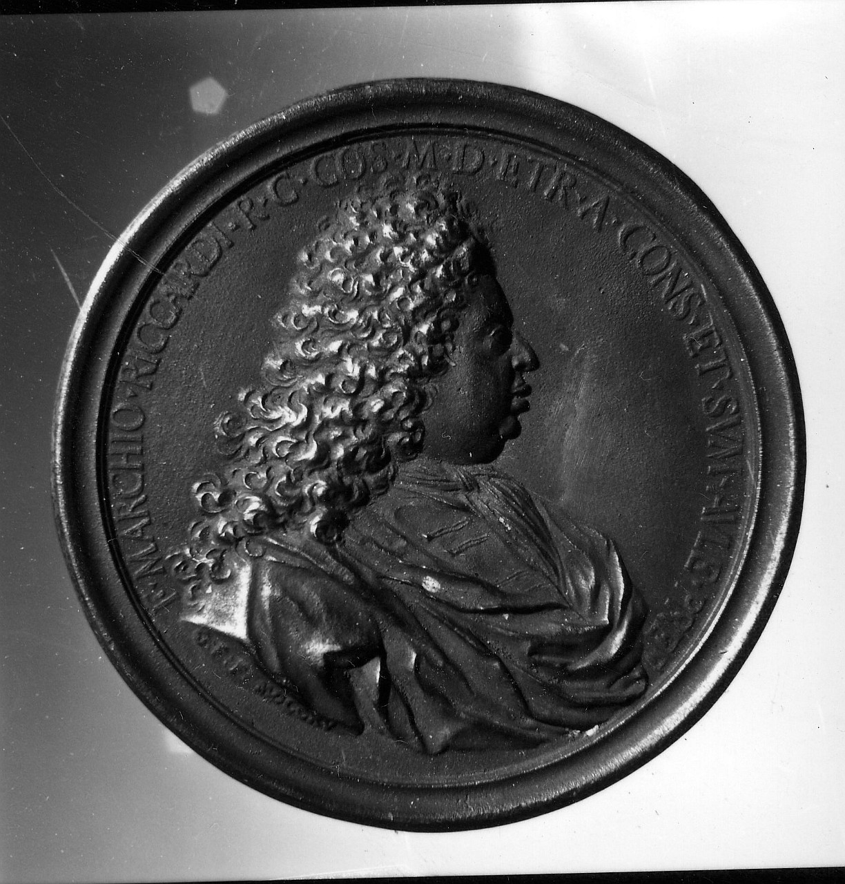 ritratto di Francesco Ricccardi (medaglia) di Fortini Giovacchino (sec. XVIII)