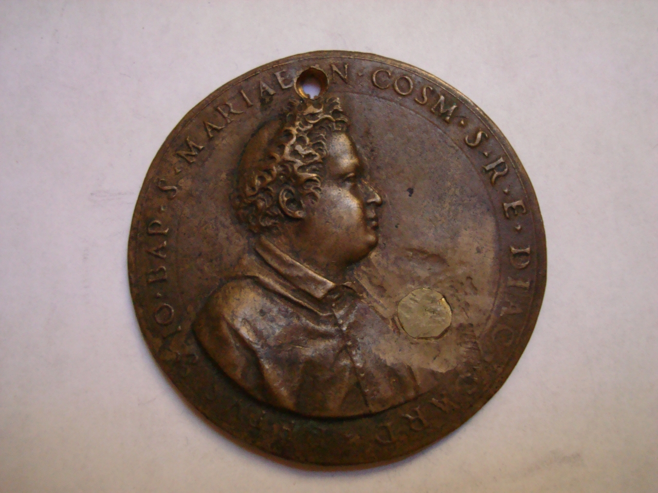 ritratto di Giovanni Battista Deti, allegoria (medaglia) di Sanquirico Paolo (sec. XVII)