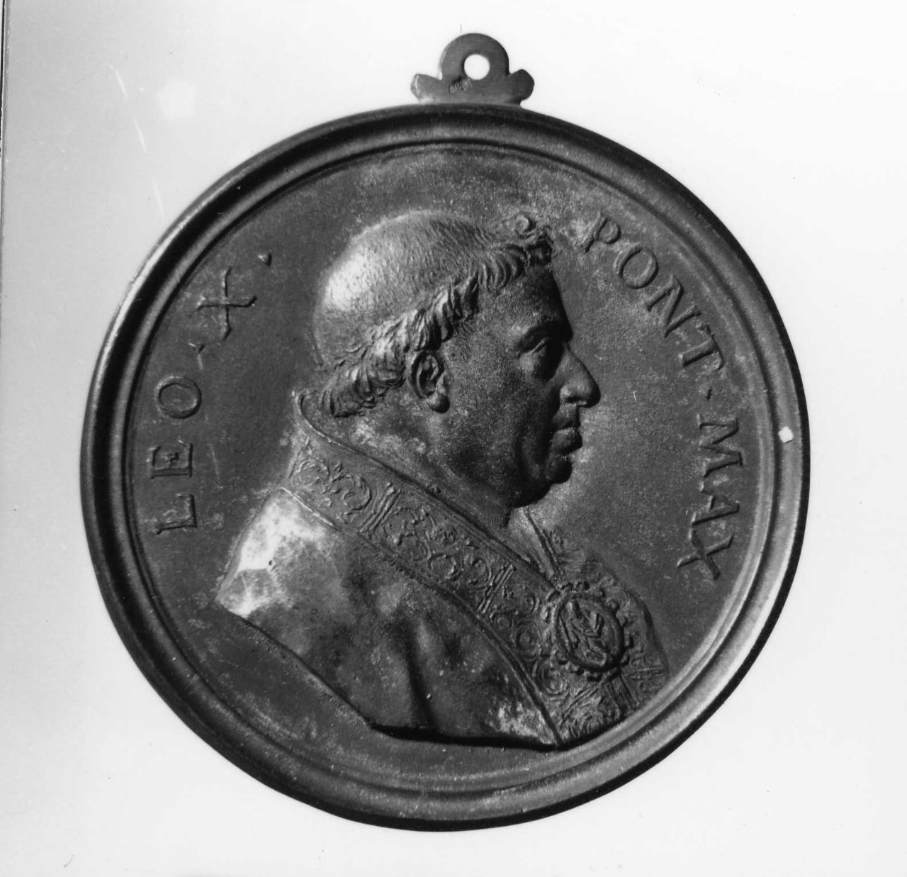 ritratto di Leone X; giogo (medaglia) di Selvi Antonio, Vaggelli Bartolomeo (sec. XVIII)