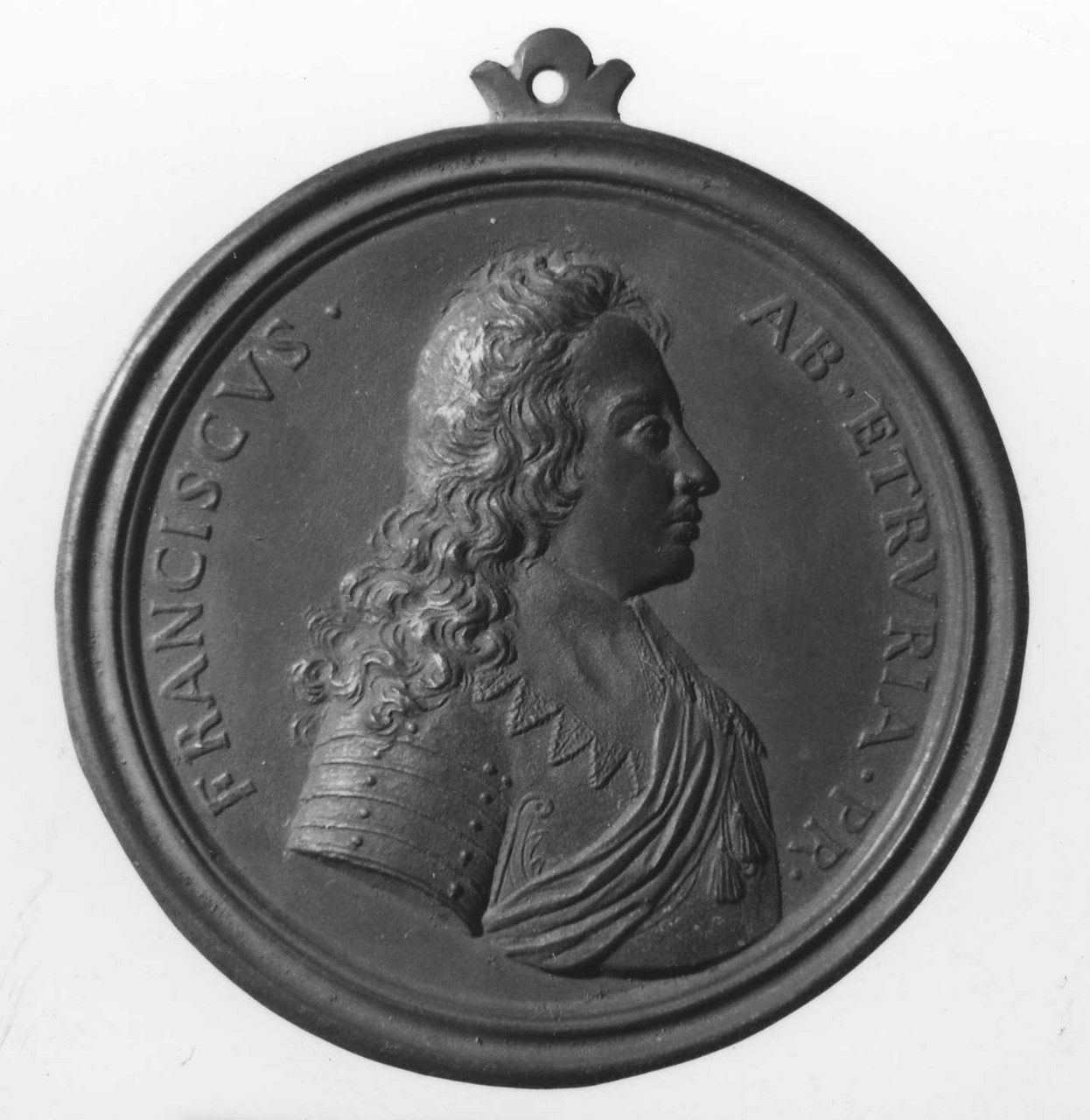 ritratto di Francesco di Cosimo II de' Medici; globo su un tavolo (medaglia) di Selvi Antonio, Vaggelli Bartolomeo (sec. XVIII)