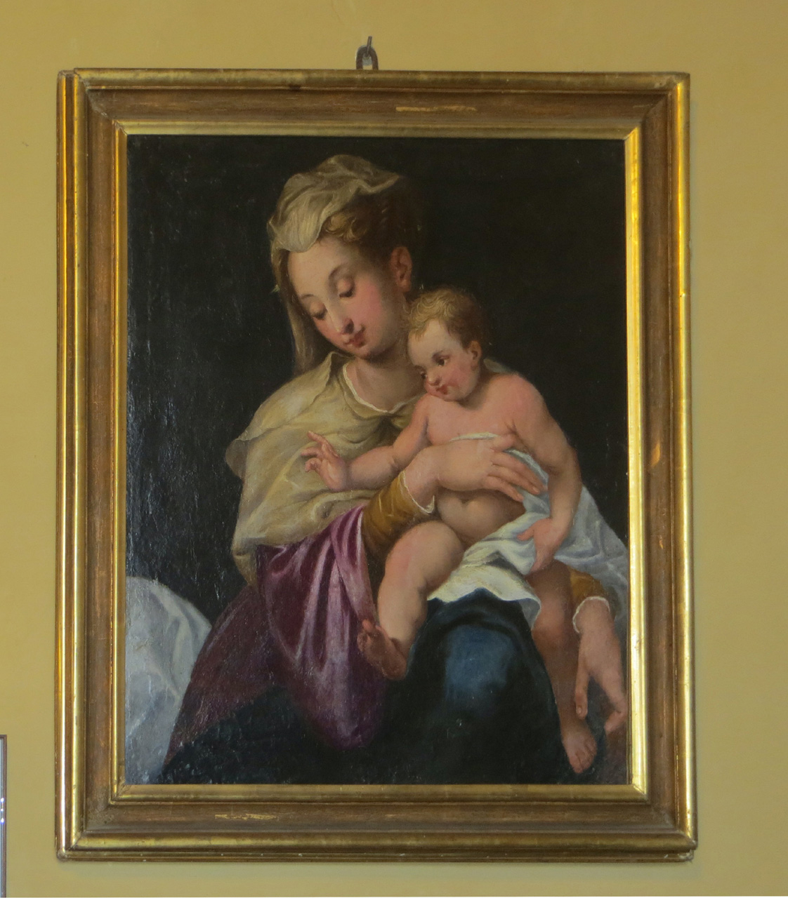 Madonna col Bambino (dipinto) - ambito marchigiano (sec. XVII)