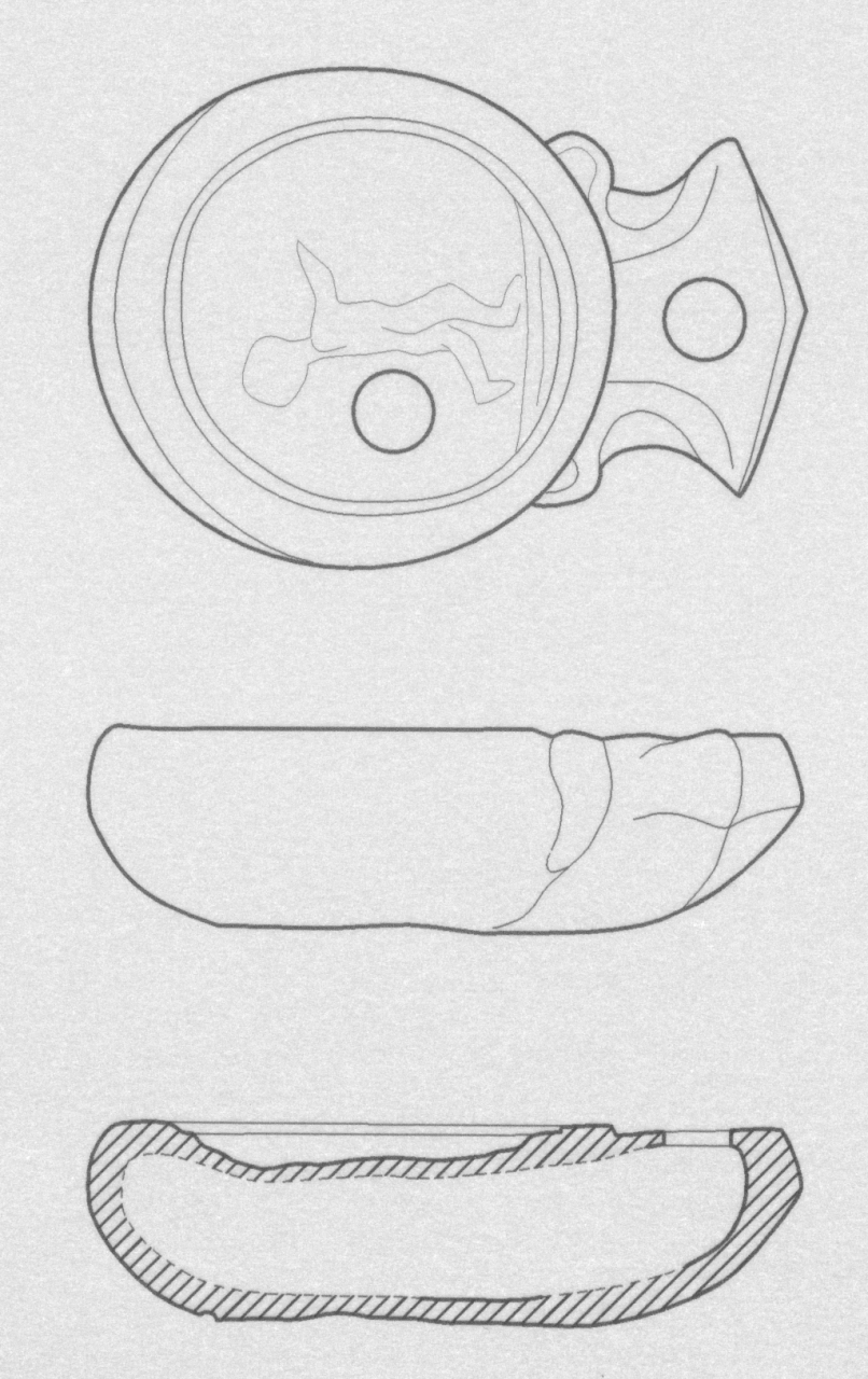 lucerna a volute, Loeschcke I c (secc. I-II d.C)