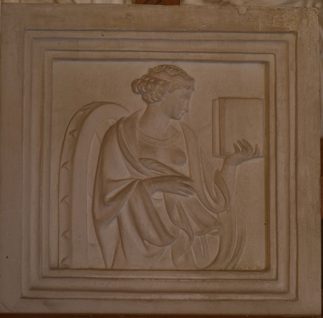 Santa Caterina d'Alessandria (calco di formella) - bottega toscana (sec. XX)