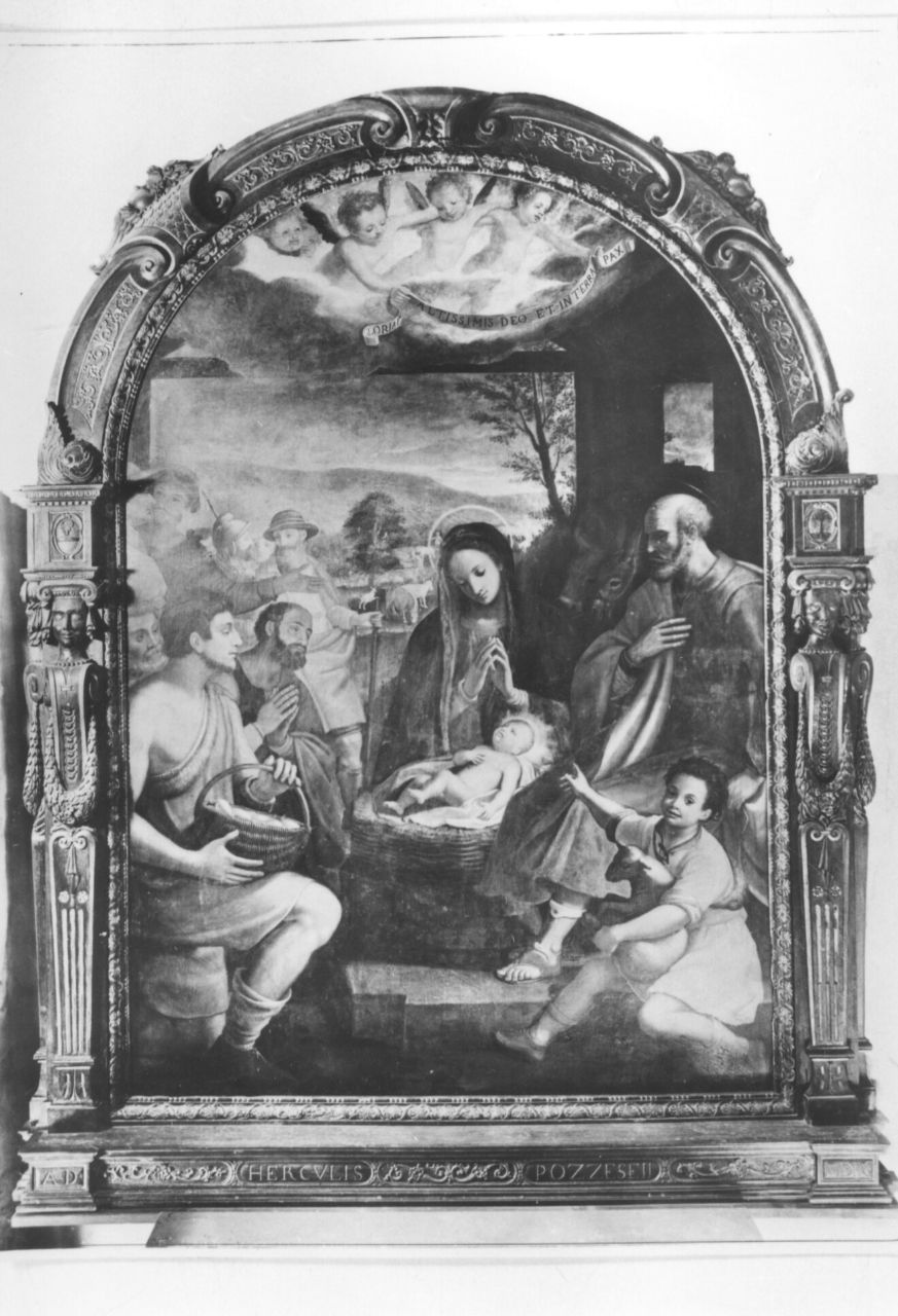 natività di Gesù (dipinto) di Gamberucci Cosimo (sec. XVI)