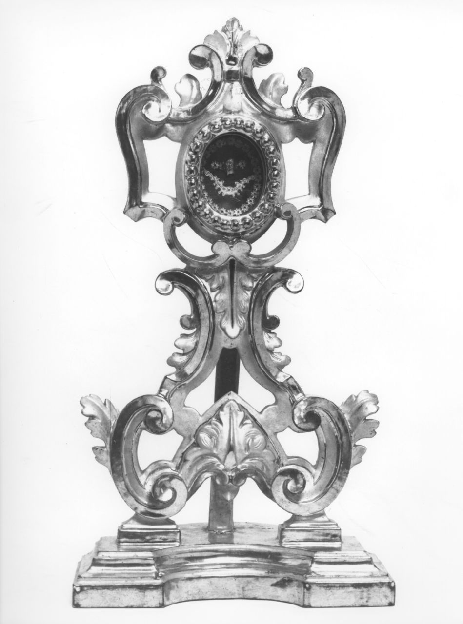 reliquiario - a ostensorio, serie - bottega toscana (fine sec. XIX)
