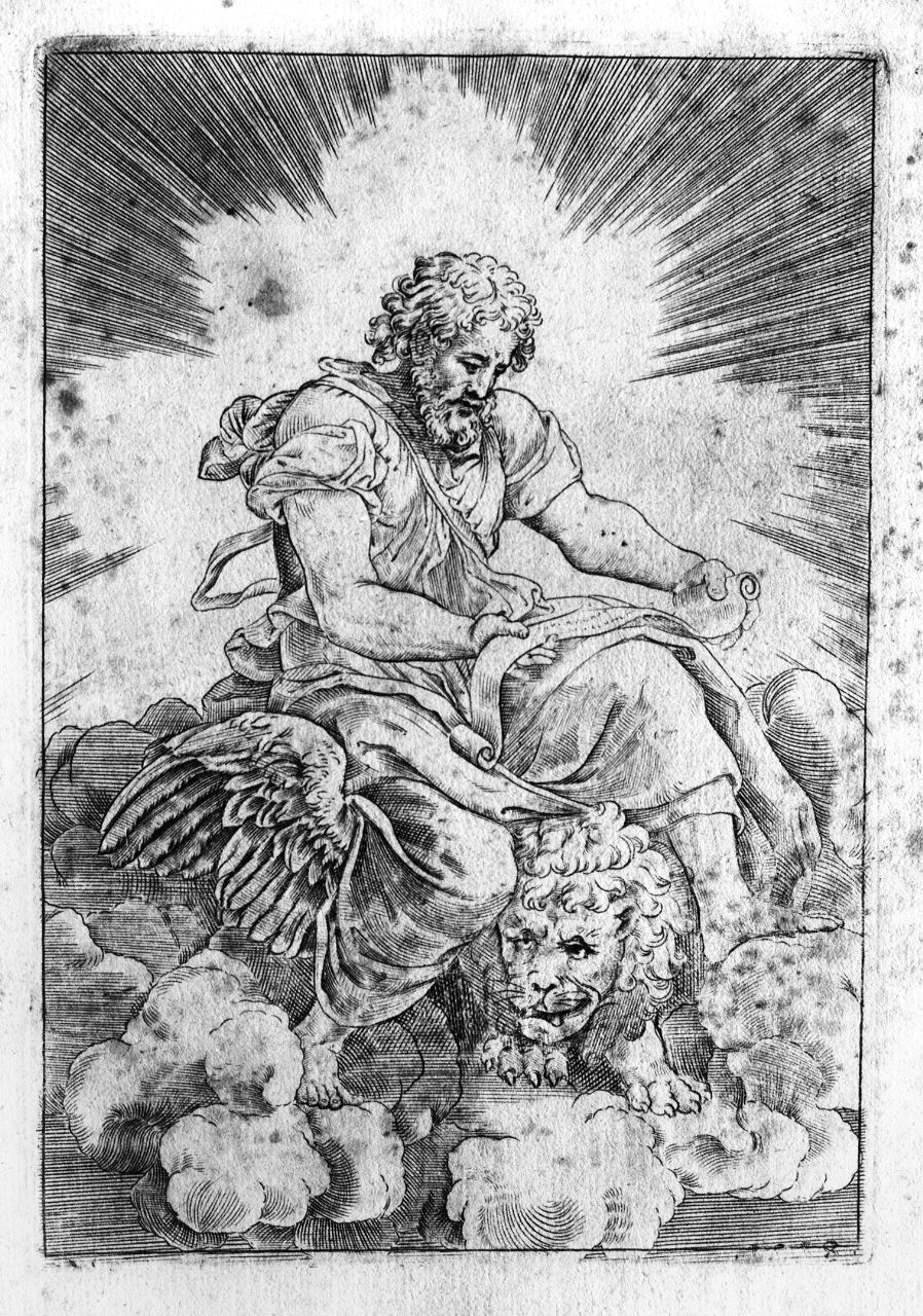 San Marco (stampa) di Musi Agostino detto Agostino Veneziano, Giulio Romano (primo quarto sec. XVI)