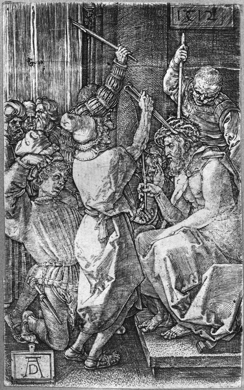 incoronazione di spine (stampa) di Dürer Albrecht (sec. XVI)