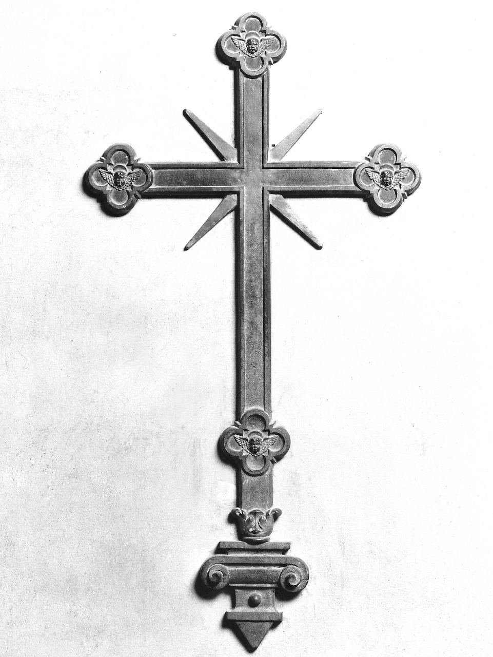 cherubini (croce da parete) - bottega toscana (sec. XIX)