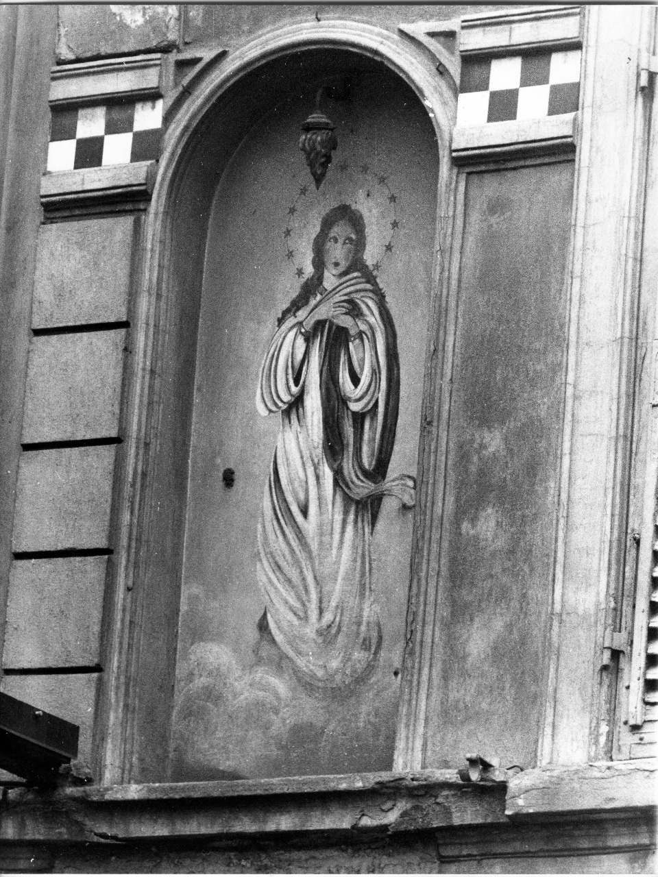Madonna Immacolata (edicola) - manifattura toscana (inizio sec. XVII, sec. XX)