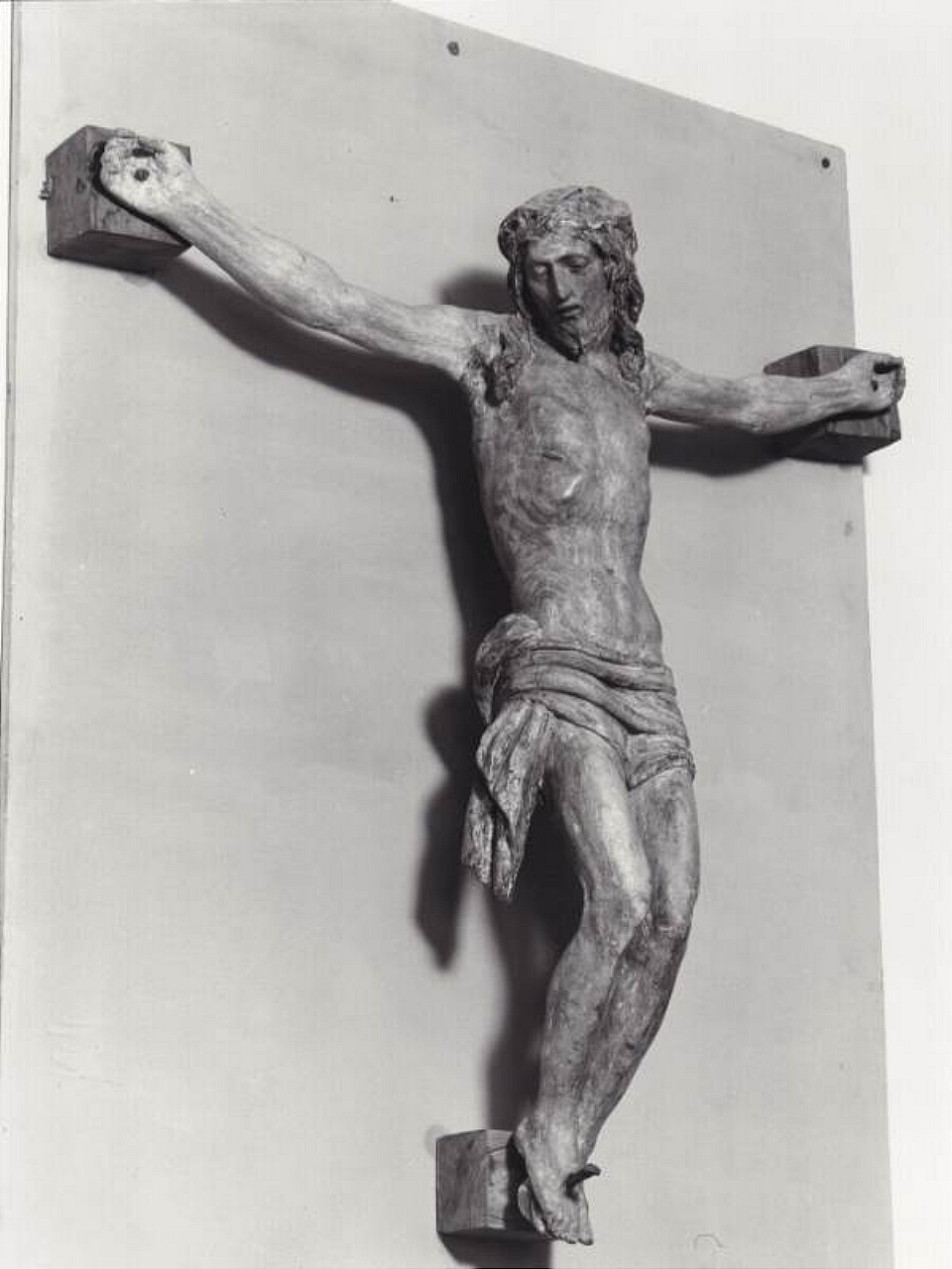Cristo crocifisso (scultura) - scuola fiorentina (sec. XVI)