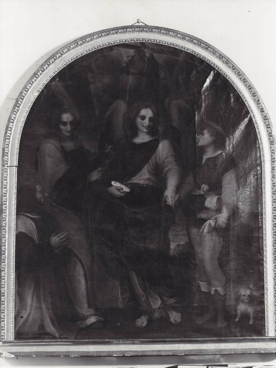 Tobia, San Raffaele arcangelo e Santi (dipinto) - scuola fiorentina (sec. XVII)