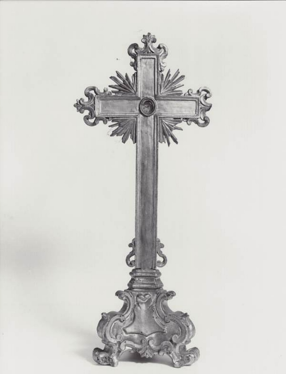 reliquiario - a croce - manifattura fiorentina (sec. XVIII)