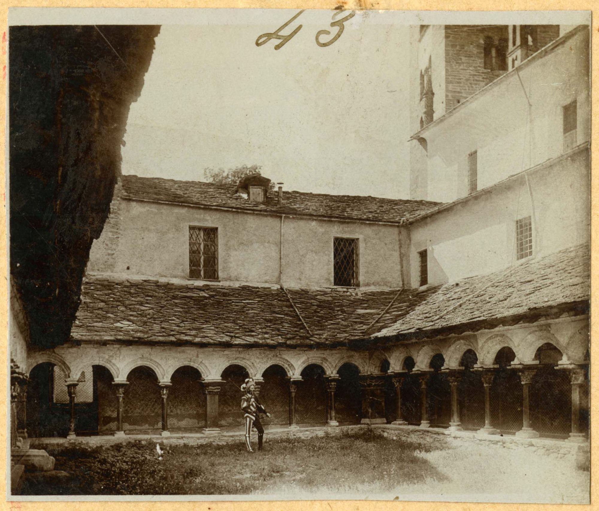 Aosta - Collegiata di Sant' Orso - Chiostro (positivo) di Balbo Bertone di Sambuy, Edoardo (fine XIX)