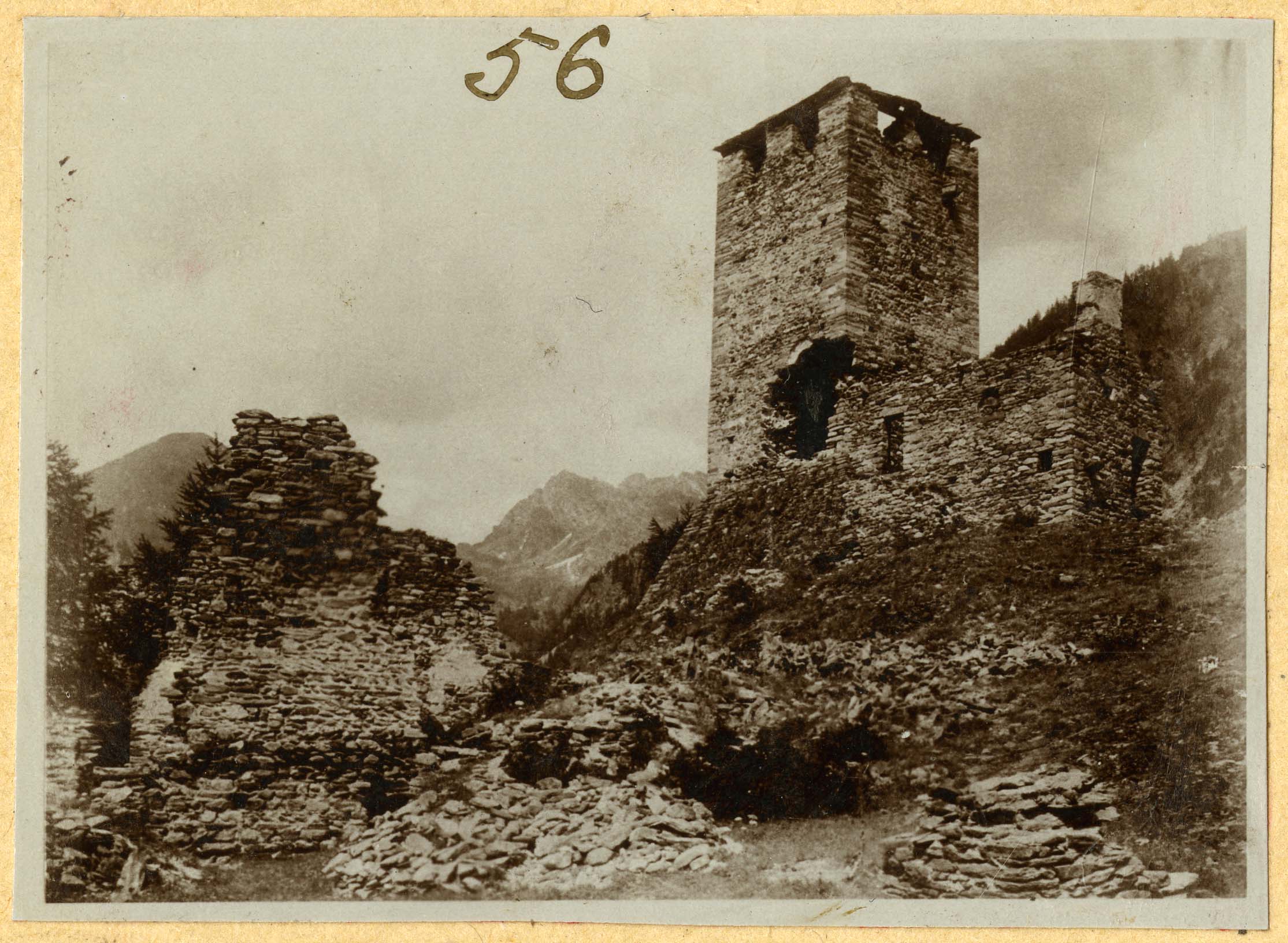 Graines <Brusson> - Castello (positivo) di Balbo Bertone di Sambuy, Edoardo (fine XIX)