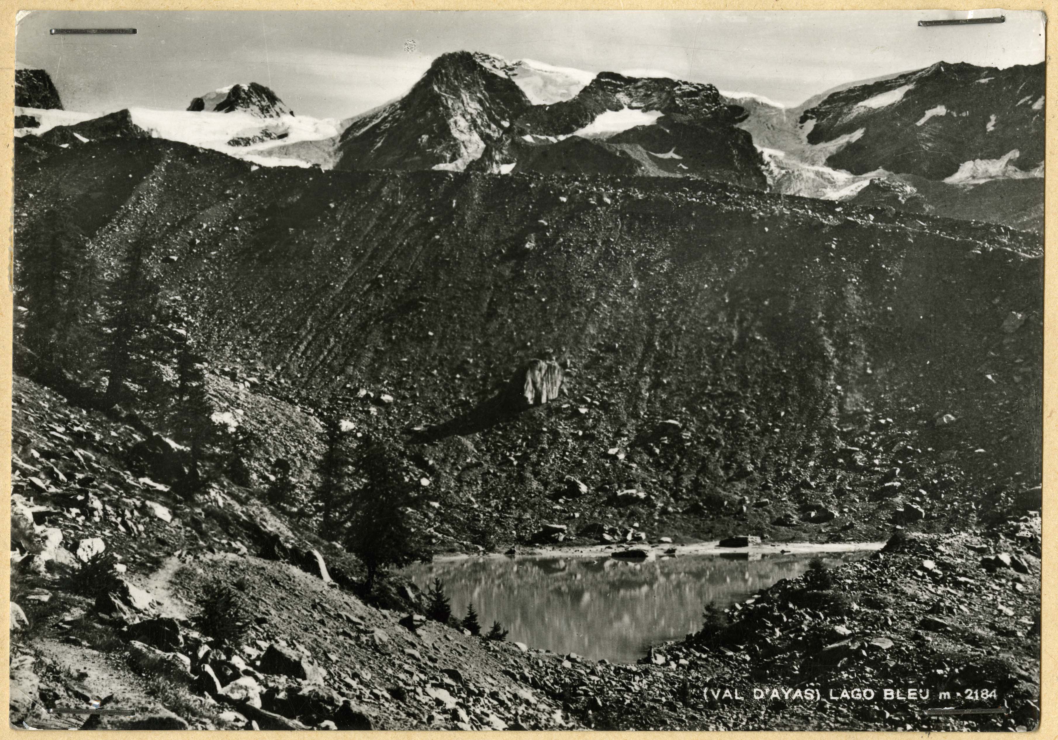 Valle d'Aosta - Vedute - Laghi (positivo) di Anonimo aostano (secondo quarto XX)