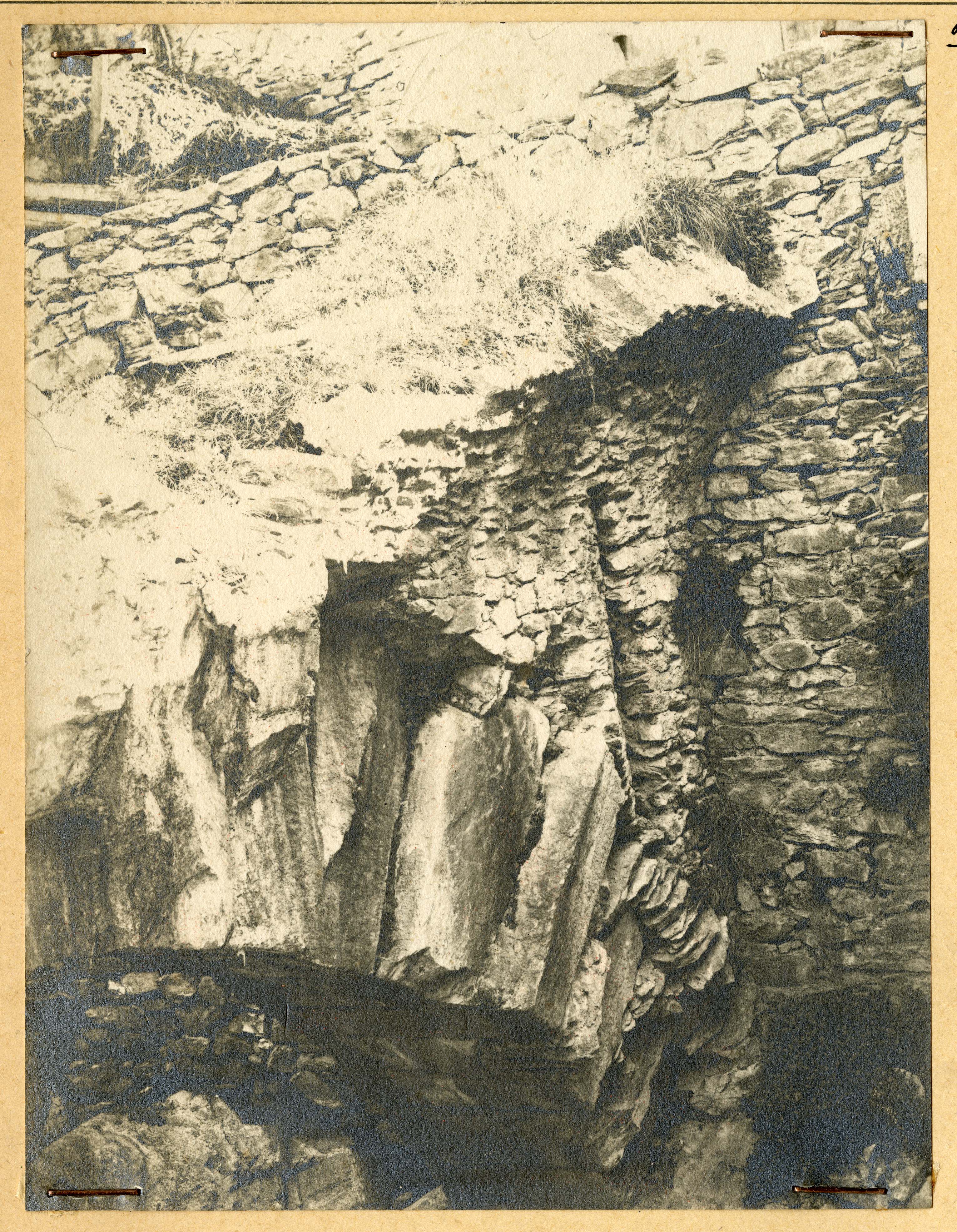 Bard - Ponte romano (positivo) di Anonimo aostano (fine/ inizio XIX/ XX)