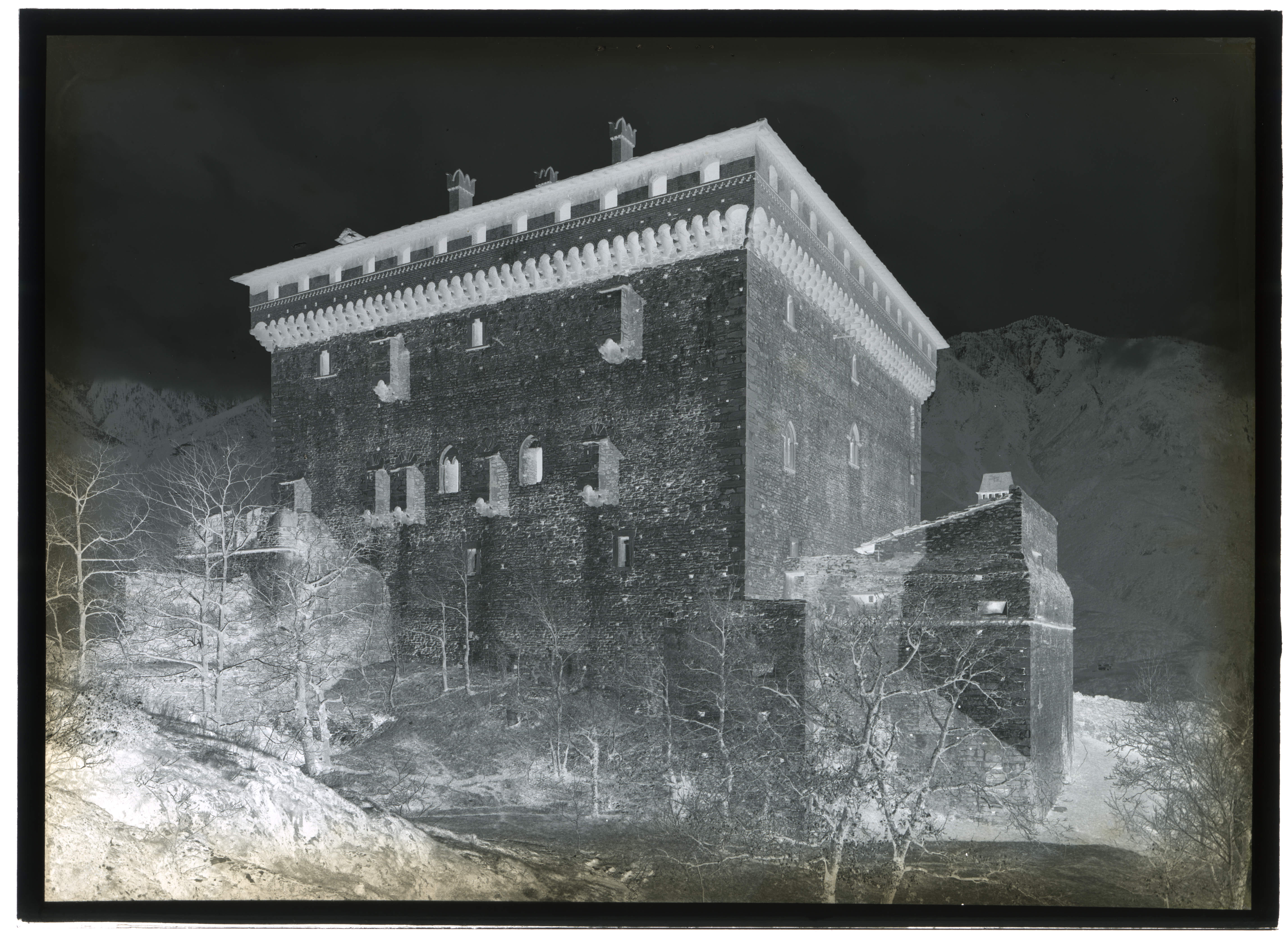 Valle d'Aosta - Architettura militare - Castelli (negativo) di Pedrini, Augusto (XX)