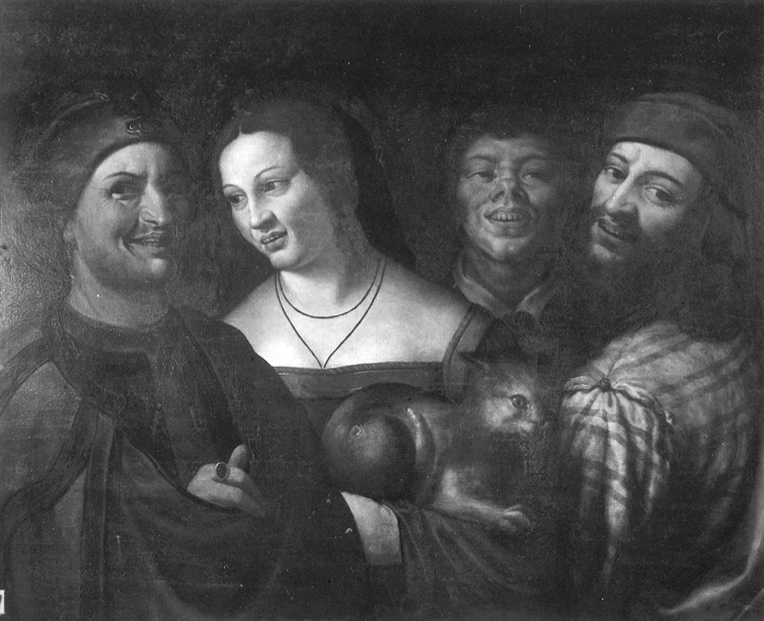 Autore ignoto. Gruppo di figure - Genova - Museo dell'Accademia Ligustica di Belle Arti (negativo) di Foto cresta (metà XX)