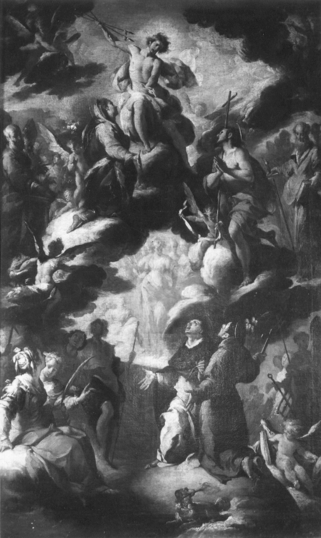 Strozzi, Bernardo. Cristo giudice - Genova - Museo dell’Accademia Ligustica di Belle Arti (negativo) di Foto cresta (prima metà XIX)