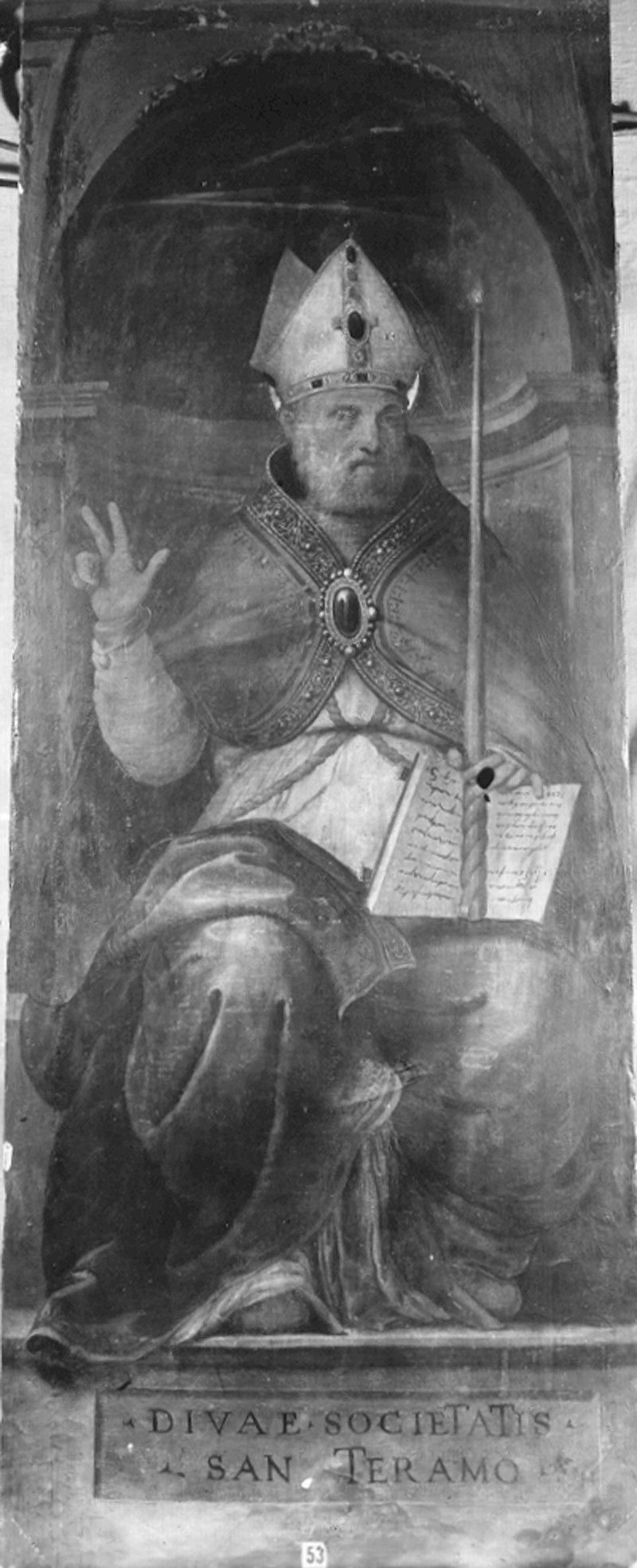 Buonaccorsi, Pietro. Sant'Erasmo - Genova - Museo dell'Accademia Ligustica di Belle Arti (negativo) di Foto cresta (prima metà XIX)