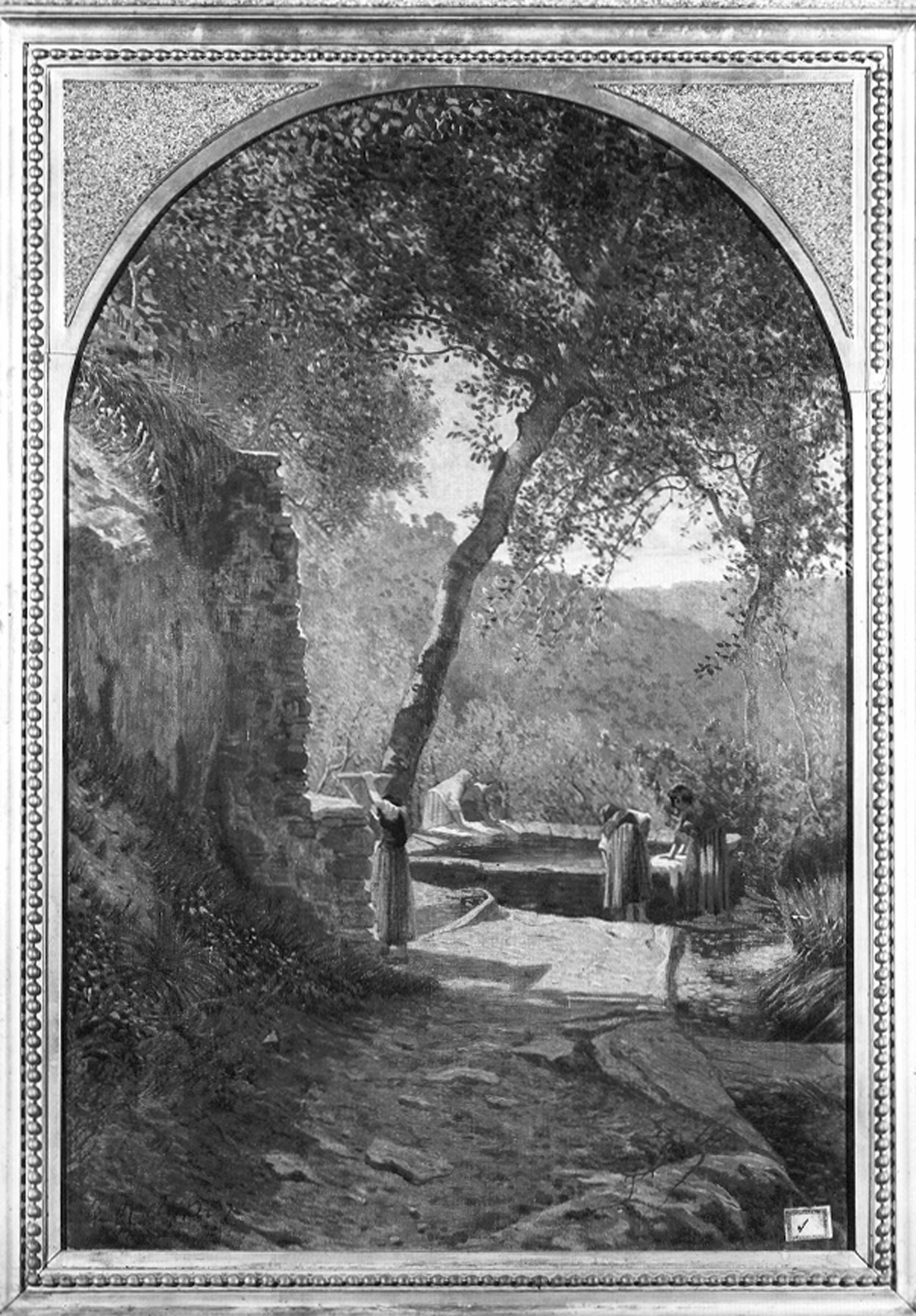 Rayper, Ernesto. Paesaggio - Genova - Museo dell’Accademia Ligustica di Belle Arti (negativo) di Foto cresta (prima metà XX)