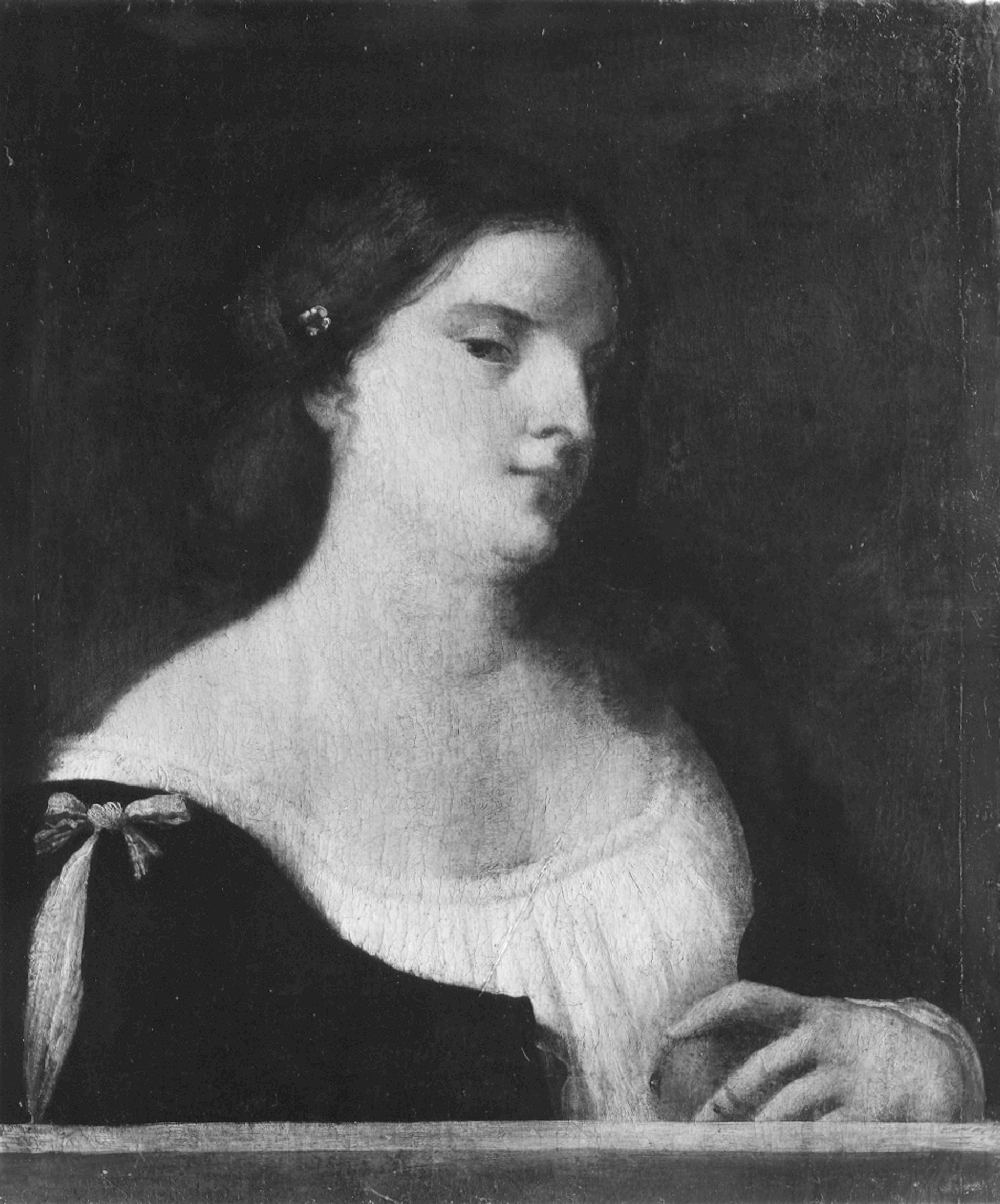 Negretti, Jacopo (ambito). Ritratto di donna - Genova - Museo di Palazzo Reale (negativo) di Foto Cresta (prima metà XX)