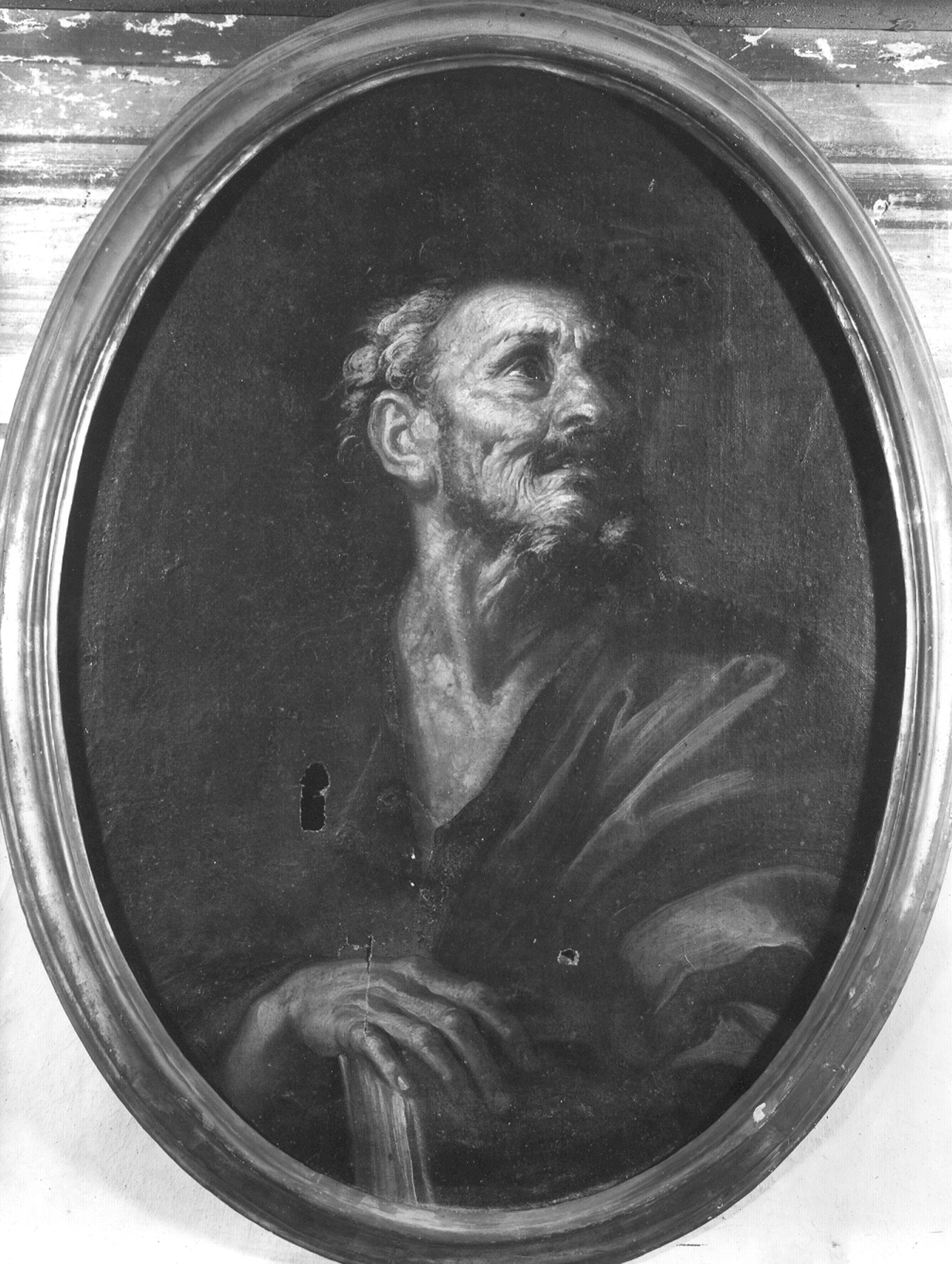 Autore ignoto. Padre della Chiesa - Genova - Palazzo Piuma (negativo) di Foto Cresta (prima metà XX)