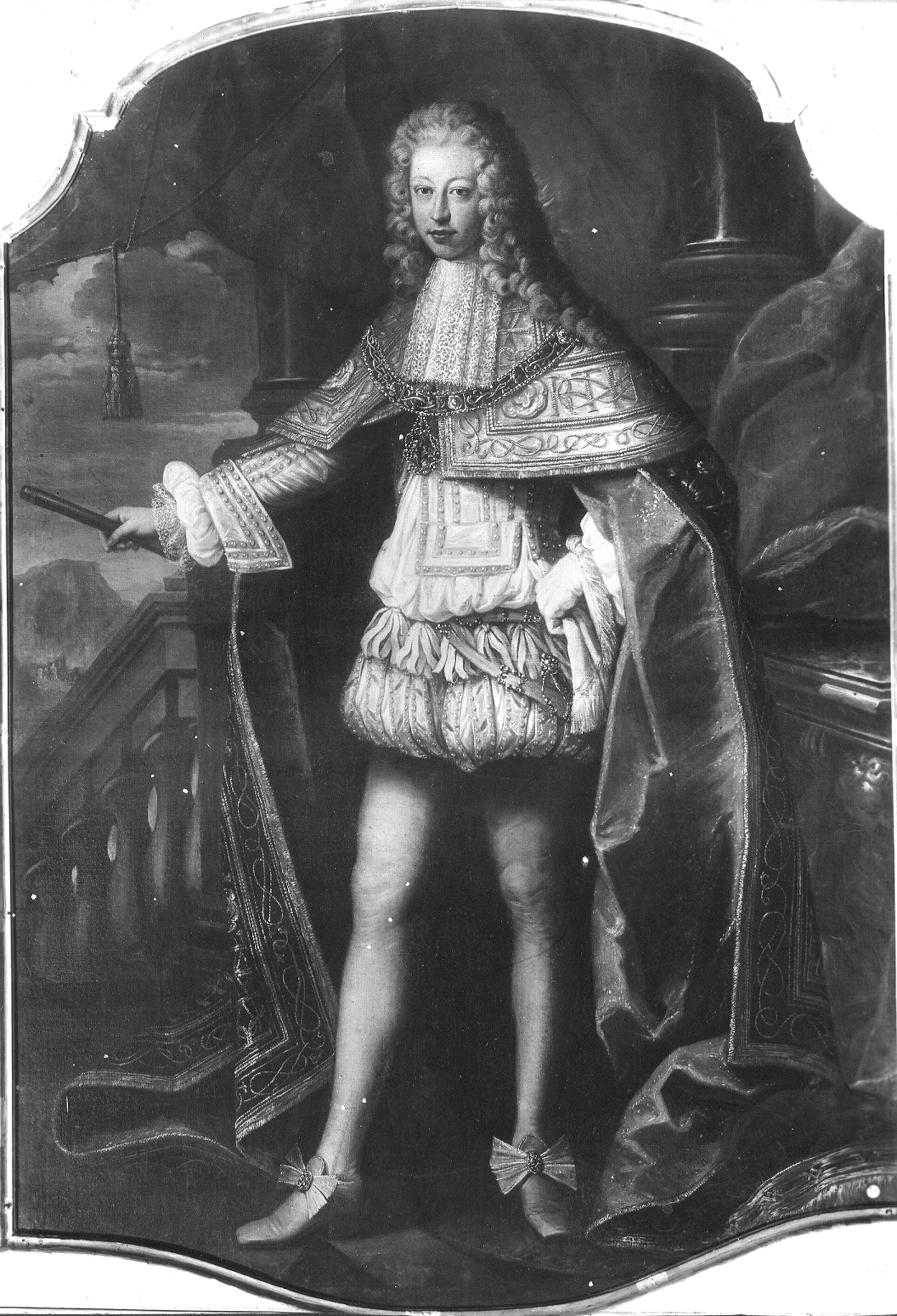 Autore ignoto. Ritratto di Vittorio Amedeo II - Genova - Museo di Palazzo Reale (negativo) (prima metà XX)