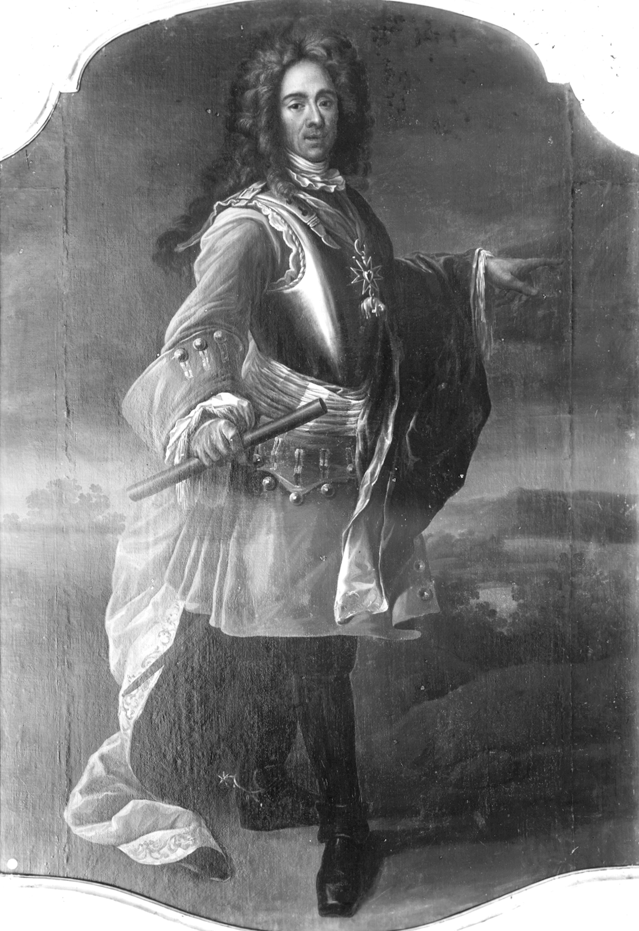 Autore ignoto. Ritratto di Eugenio di Savoia-Soisson - Genova - Museo di Palazzo Reale (negativo) (prima metà XX)