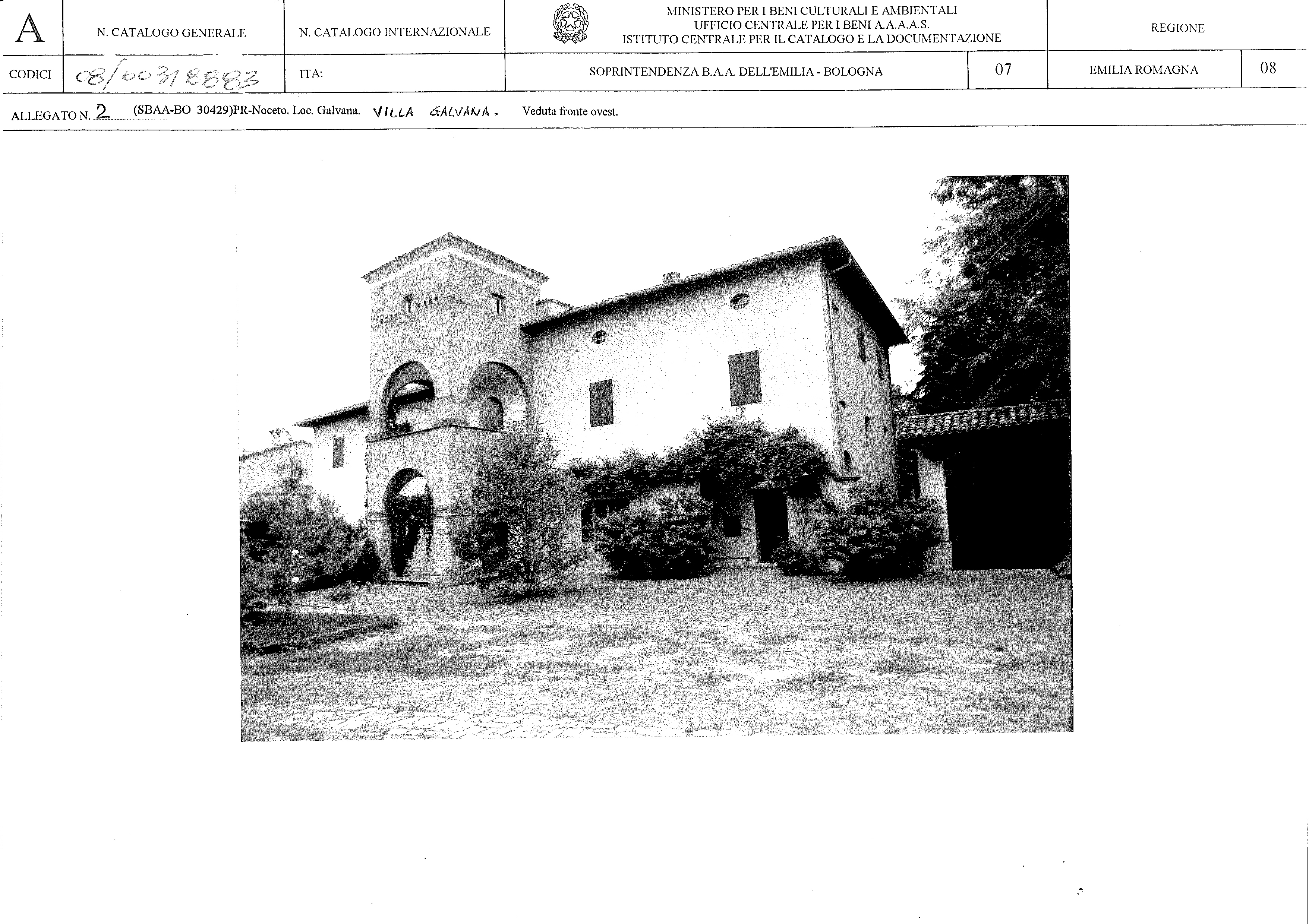 Villa Galvana (villa, dominicale) - Noceto (PR) 