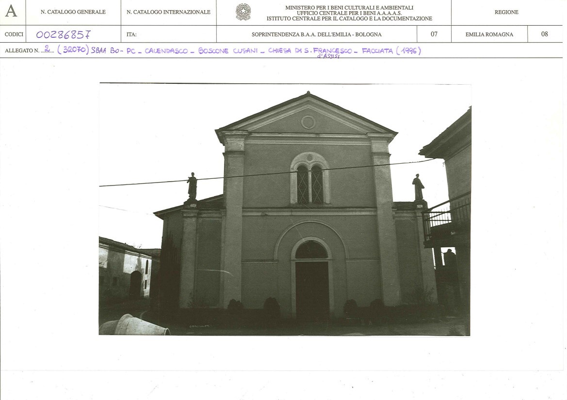 Chiesa di S. Francesco d'Assisi (chiesa, parrocchiale) - Calendasco (PC) 