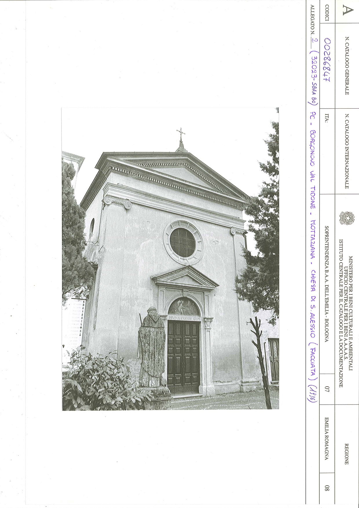 Chiesa di Sant'Alessio (chiesa, parrocchiale) - Borgonovo Val Tidone (PC) 
