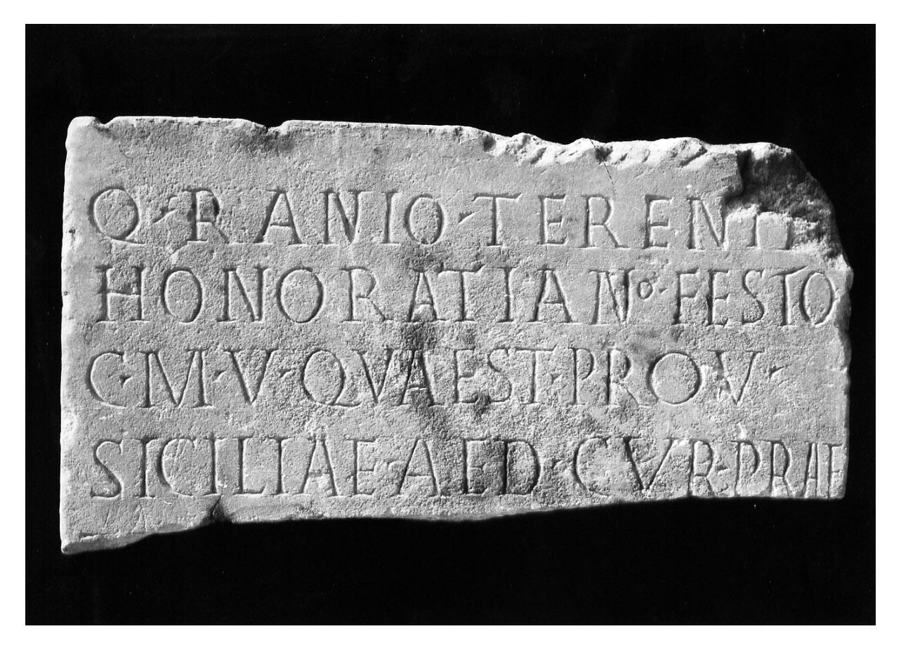 iscrizione onoraria - produzione imperiale (secc. II-III d.C)