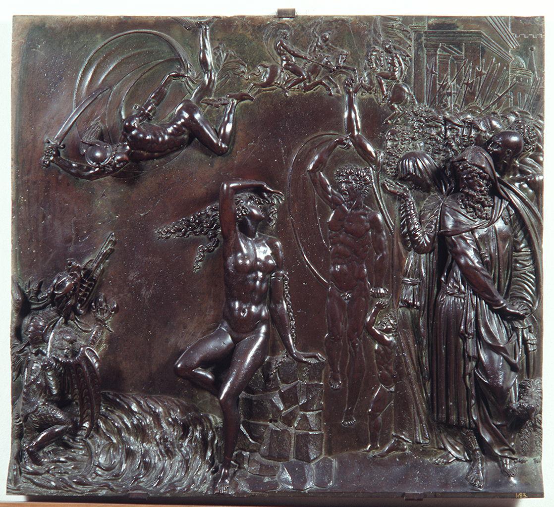 Storie di Perseo e Andromeda (rilievo) di Cellini Benvenuto (sec. XVI)