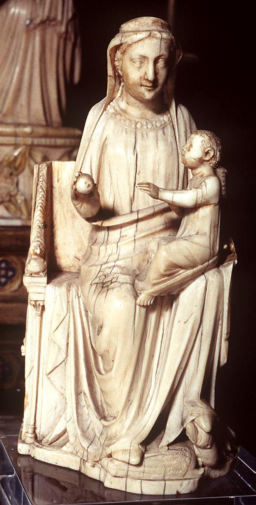 Madonna con Bambino (statuetta) - bottega francese (sec. XIII)
