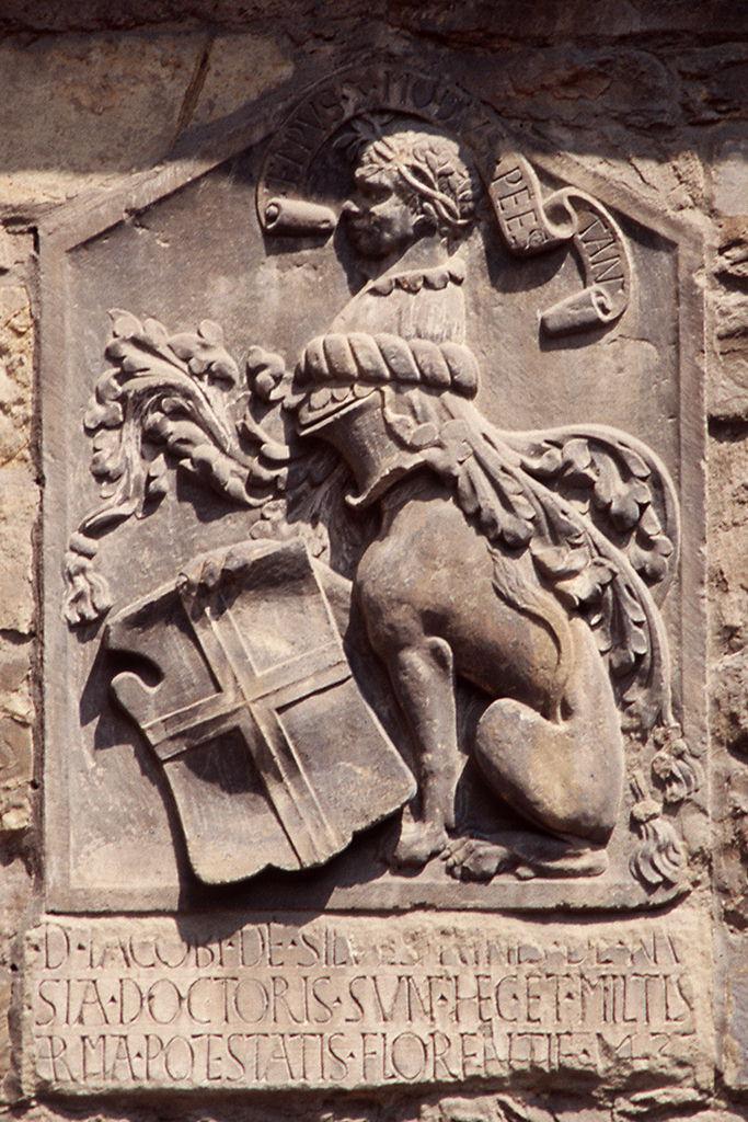 stemma del podestà Jacopo Salvestrini da Norcia (rilievo) - bottega toscana (sec. XV)