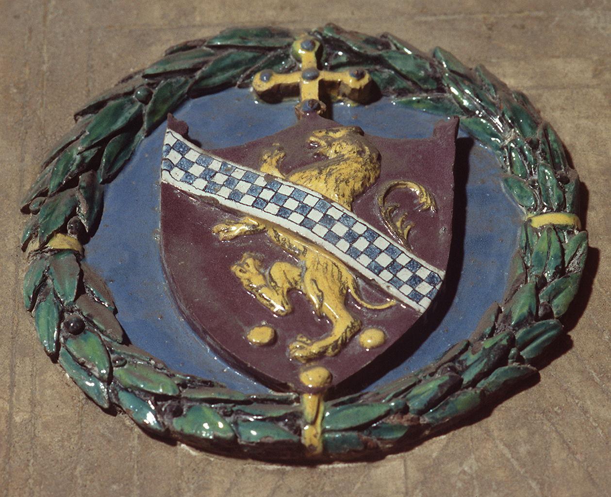 stemma gentilizio (rilievo) di Della Robbia Andrea (bottega) (ultimo quarto sec. XV)