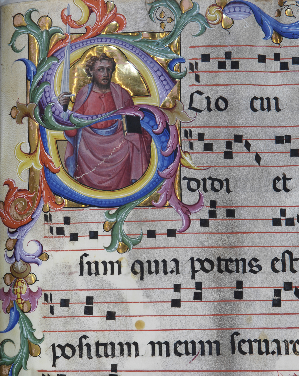 San Paolo (miniatura) di Bartolomeo di Fruosino (attribuito) (primo quarto sec. XV)