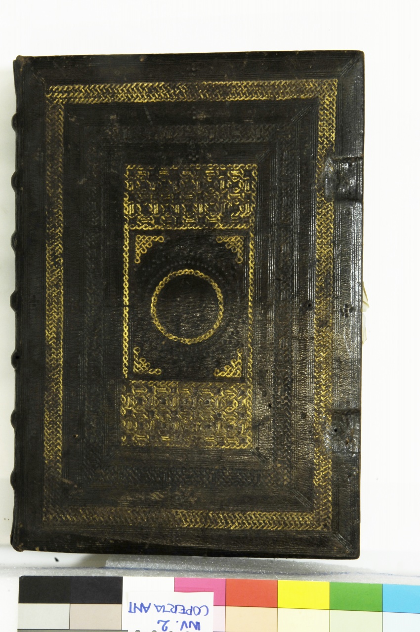 coperta di libro liturgico - bottega fiorentina (seconda metà sec. XV)