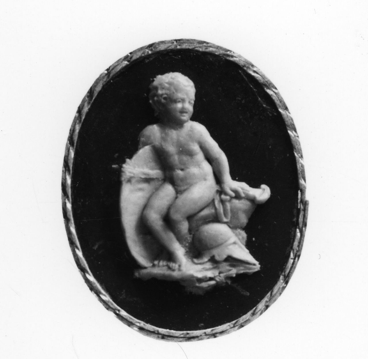 putto (rilievo) di Santarelli Giovanni Antonio (primo quarto sec. XIX)