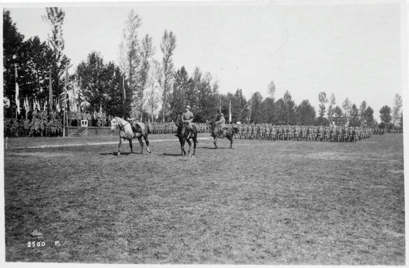 Treviso - Feriolo di Treviso - 54° Divisione - Duca d'Aosta - 1918 (positivo) di Marzocchi, Luigi (primo quarto XX)