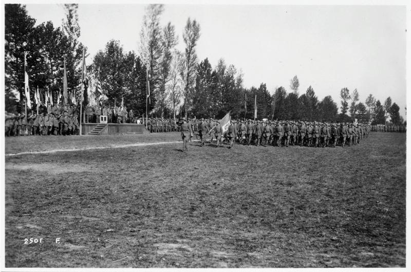 Treviso - Zeriolo - 54° Divisione - Duca d'Aosta - 1918 (positivo) di Marzocchi, Luigi (primo quarto XX)