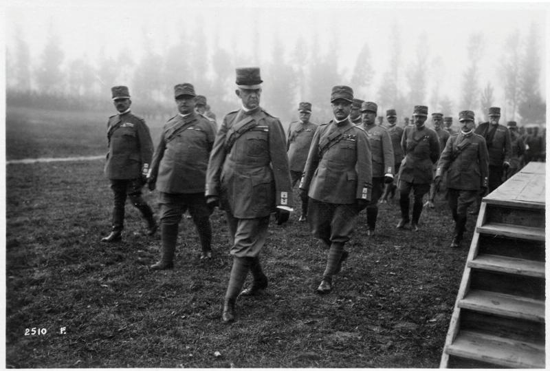 Treviso - Zeriolo - Duca d'Aosta - Badoglio - 54° Divisione - 1918 (positivo) di Marzocchi, Luigi (primo quarto XX)