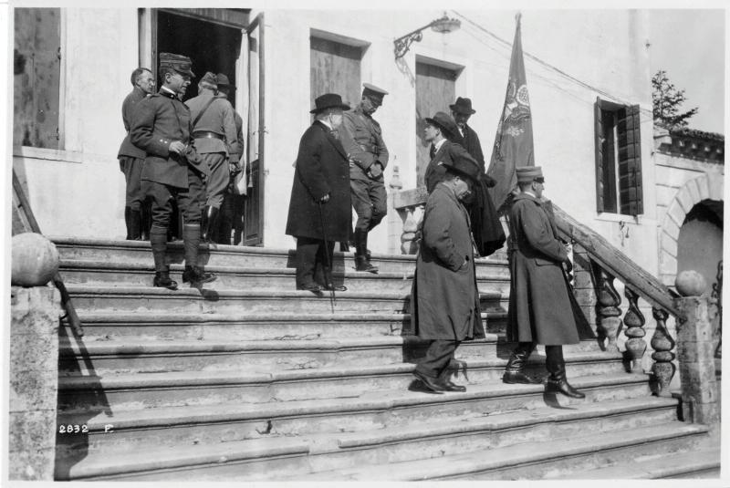 Piave - Comandi americani - 1918 (positivo) di Marzocchi, Luigi (primo quarto XX)